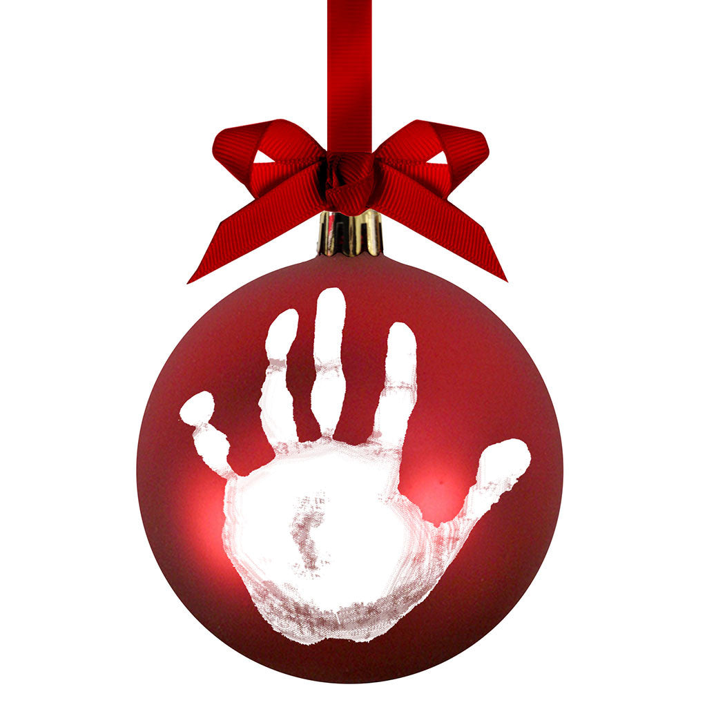 pearhead's babyprints ball ornament