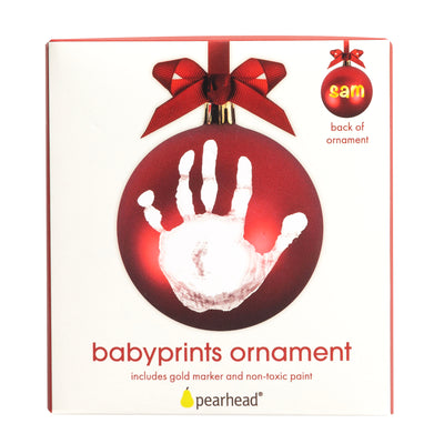 babyprints ball ornament